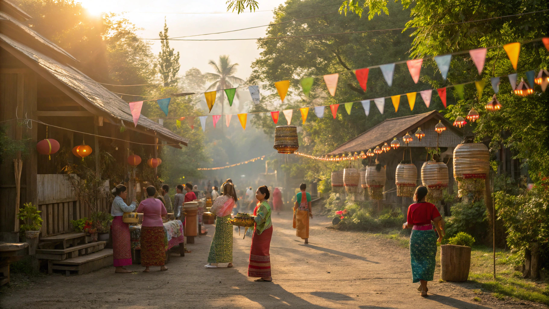 12th Century early farming communities celebrating post-harvest festivals