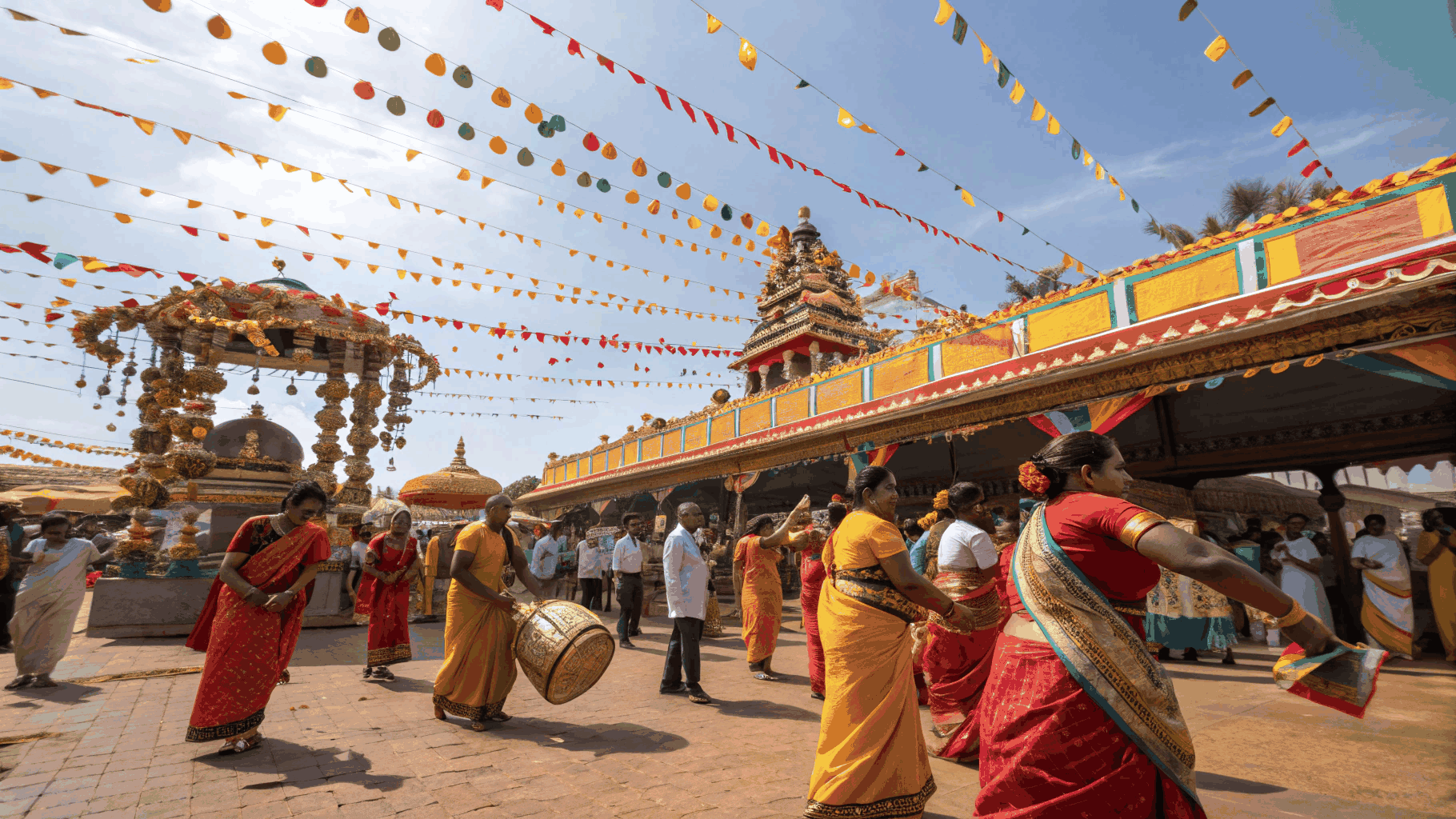 Present day modern Kambala cultural and sporting festival