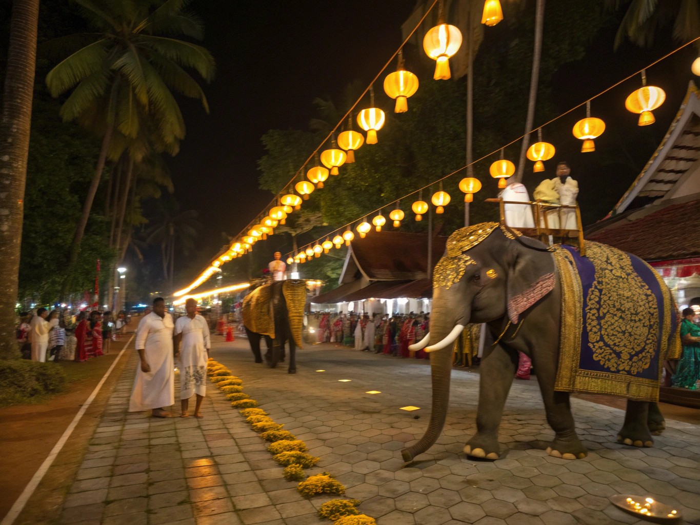 Pilikula Kambala festival night atmosphere